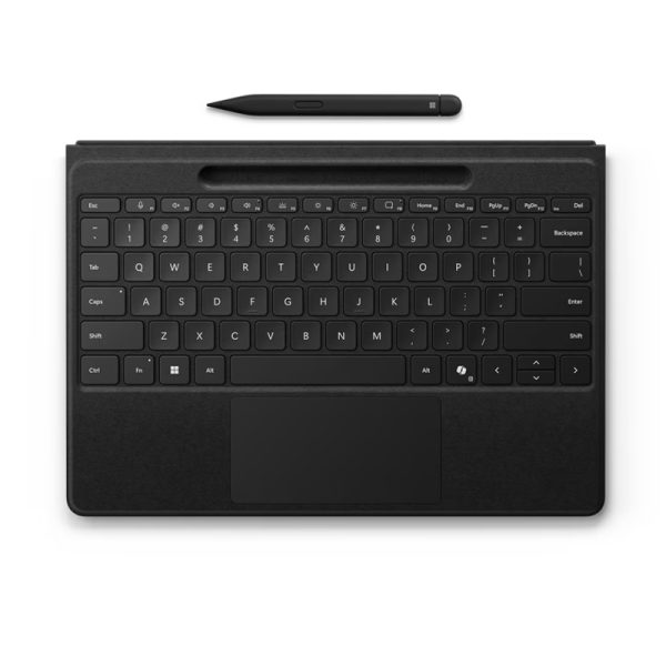 کیبورد بی سیم تبلت مایکروسافت مدل  Surface Pro Flex Keyboard with Slim Pen 2 مناسب برای تبلت مایکروسافت سرفیس Pro 8/Pro 9/Pro 10/Pro 11 به همراه قلم اسلیم 2
