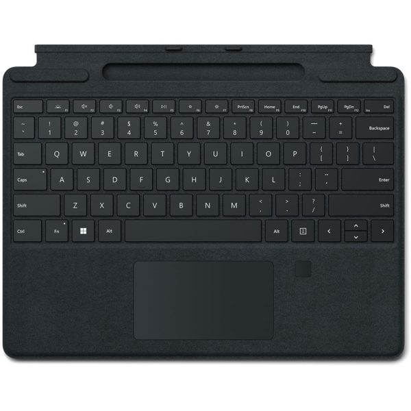کیبورد تبلت مایکروسافت مدل Signature Keyboard with Fingerprint Reader مناسب برای تبلت مایکروسافت سرفیس Pro 8/Pro 9/Pro 10/Pro 11